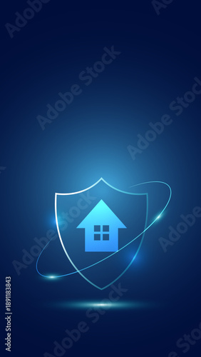 scudo, protezione, sicurezza, protetto, sicuro, icona casa, immobiliare