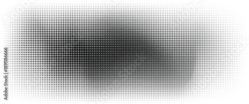 Dotted halftone gradient texture. Fading polka dot background. Repeated dots gradation pattern background.