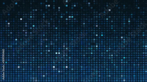 Wallpaper Mural Digital background of a grid pattern with small white and blue pixels on a dark blue backdrop. Torontodigital.ca