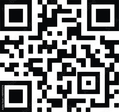 An accessible Quick Response code presenting an organized geometric configuration for instant digital access