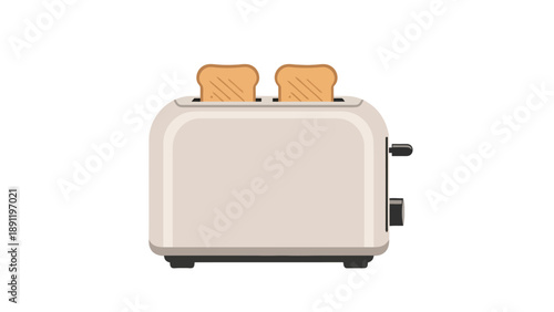 Toaster with two slices of toast