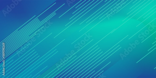 Dark Blue, Green vector layout with flat lines and dots. Decorative shining illustration with lines, dots on abstract template.