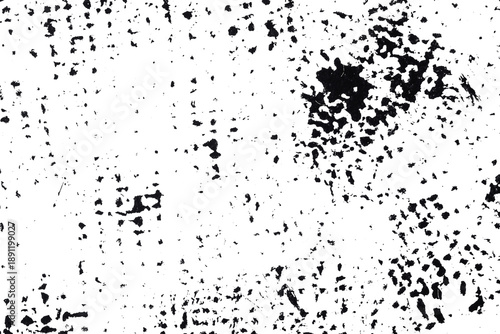 Wallpaper Mural The abstract texture of black acrylic paint isolated on white background. Torontodigital.ca