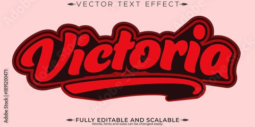 Retro sticker text effect, editable 70s and 80s text style