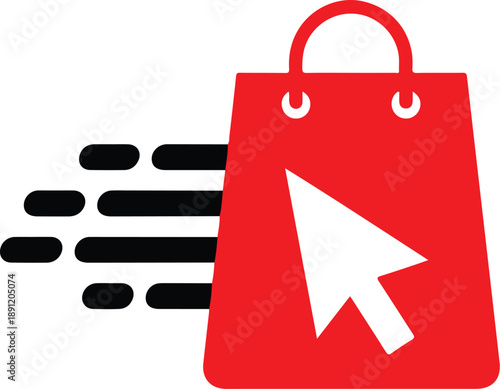 Fast online shopping with a click and speedy delivery.