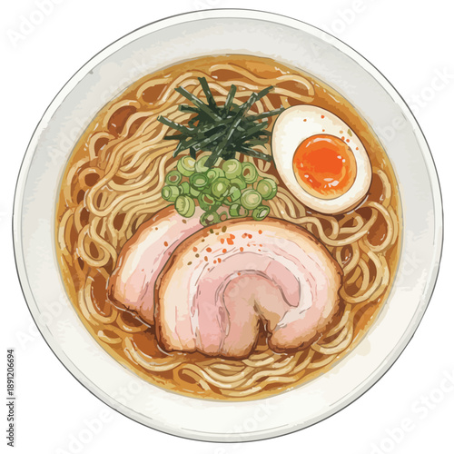 Authentic shoyu ramen illustration. Slurp-worthy art: deep dive into Japanese noodle culture. Taste of Tokyo: hand-drawn ramen with chashu and ajitama. Mastering aesthetics of Japanese cuisine