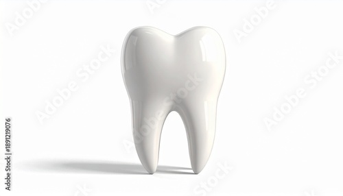 tooth isolated on white background