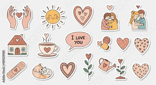 Social Media Marketing and Content Strategy Illustration for Digital Branding and Audience Engagement on Mobile Devices