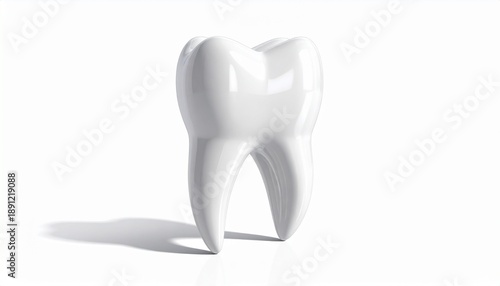 tooth isolated on white