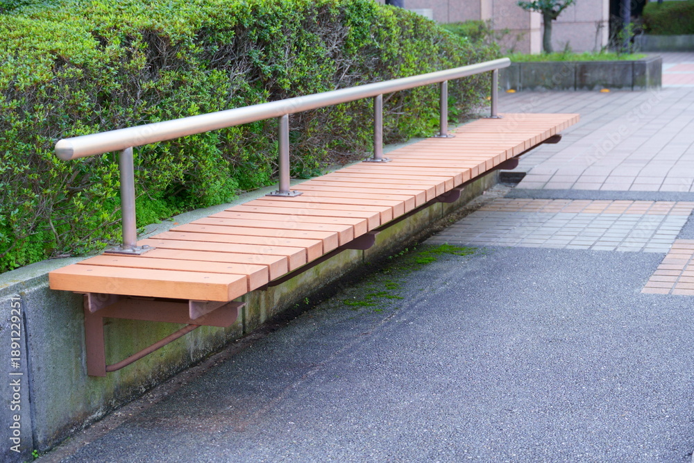 Obraz premium 簡易的なベンチ