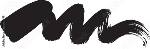 Beautiful Brushes vector collection. Grunge Elements - Brush strokes, ink paint brushes, grunge lines. Rectangle text box for social media