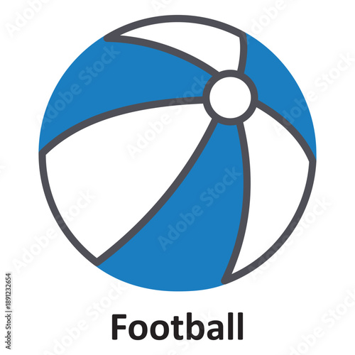 Football Vector icon which can easily modify or edit