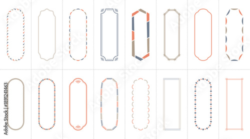 和風の縦長フレームセット一覧