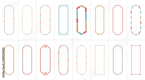 和風の縦長フレームセット一覧