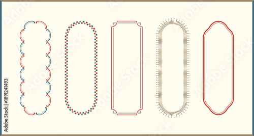 和風の縦長フレームセット一覧