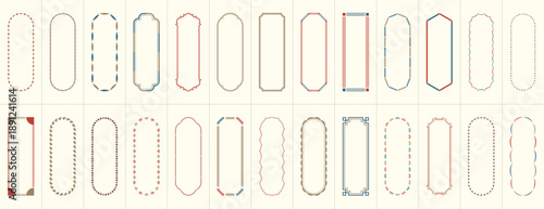 和風の縦長フレームセット一覧