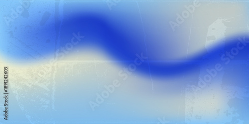 Beautiful Flowing Summer Color Abstract Background. Sky blue and cream gradient mesh background. Refreshing abstraction artwork