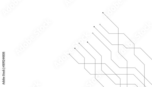 Abstract futuristic circuit board Illustration, Circuit board with various technology elements. Circuit board pattern for technology background. Vector illustration