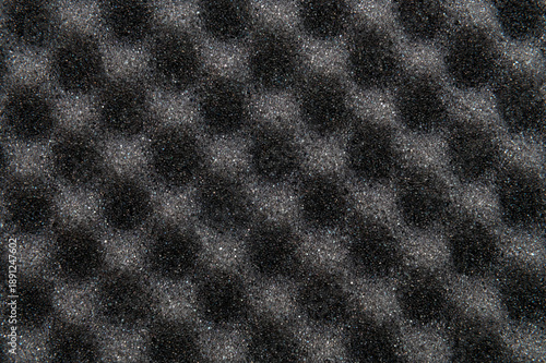 Texture. Noise dampening polyether panel. acoustic, absorbent, black, absorbing, material, materials, foam, rubber, sound, sound-absorbing, background, dimples, dimpled,