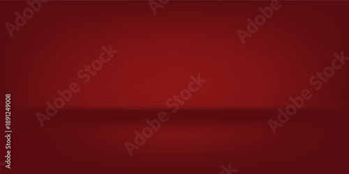 Dark red background with subtle highlight effect. The spotlight creates a gradation from bright red in the center to dark red at the edges.