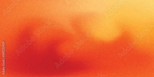 Warm orange yellow red gradient background. Autumn colored blurred wallpaper. Fall smooth gradation backdrop for banner, poster, leaflet, brochure, booklet. Vector abstract fiery template overlay