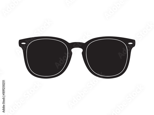 Stylish Sunglasses Icon Design
