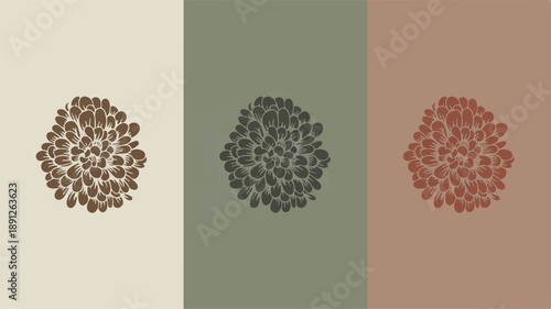 Digital Art Composition Featuring Floral Patterns and Abstract Designs in Various Colors