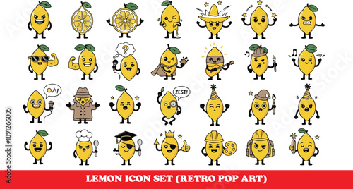 Set of cute cartoon animal characters including a bear, dog, and lion in a vector illustration of a group of people in different poses and situations designed as fun clipart for kids