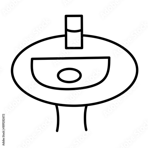 Bathroom vector icon