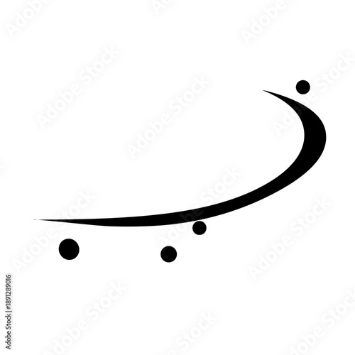 Vector Black Sparkling Star