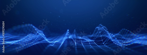 Concept of AI Technology, Digital Network, internet communication. Abstract technology data background