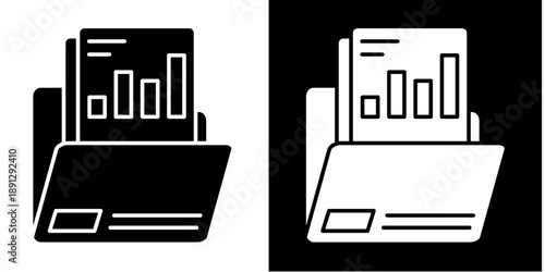 Project Icon Set White Glyph Style Collection