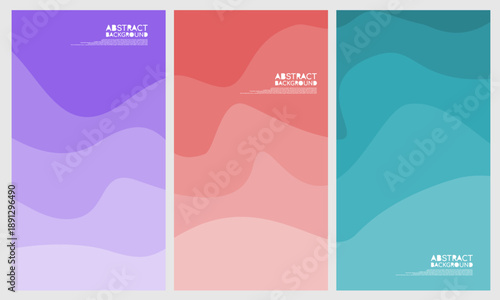 Pantone Abstract wave Banner Template with Text for Web Design, Landing page, or Print Material.