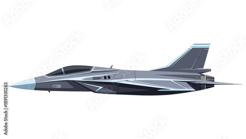 Pixel art of a modern gray fighter jet