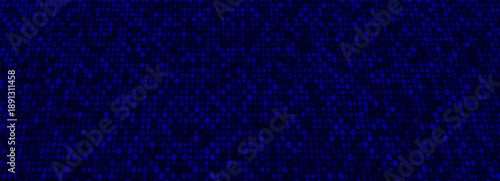 High speed dot moving technology concept. stripes halftone with blue light. speed movement pattern and motion blur over dark blue background. Vector Illustration.