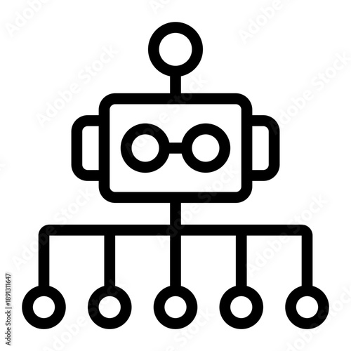 machine icon for illustration