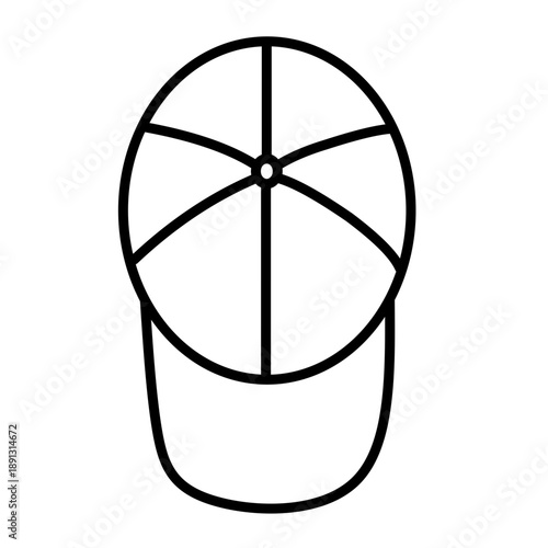 Cap icon vector