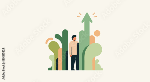 Self Guided Growth And Independent Personal Development illustration