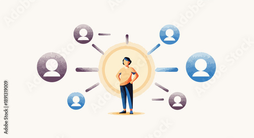 Emotional Independence And Self Reliance Development illustration