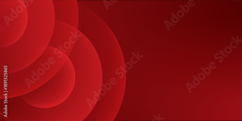 Circular Abstract Red Background. Featuring Dynamic Shapes Composition Red Gradient Background, Perfect for Modern Presentations, Wallpapers, Brochures, and Posters, Creative Projects and Marketing