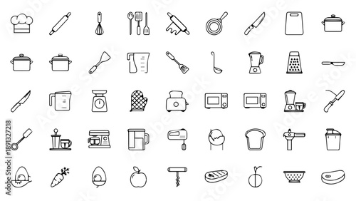 Assorted crafting tools and materials isolated on transparent background, Vector