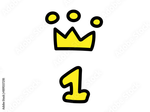 かわいい手描き風の1位のランキング素材