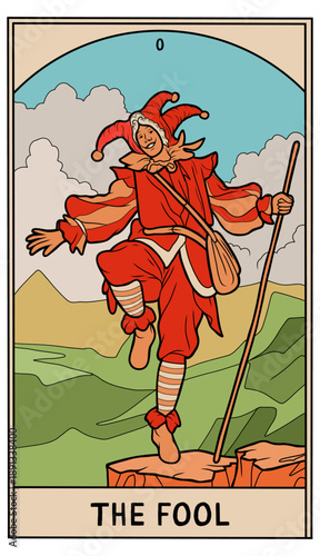 vintage vintage style deck of tarot cards. magical predictions of the future, mysterious characters.	