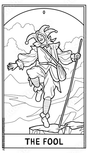 vintage vintage style deck of tarot cards. magical predictions of the future, mysterious characters.	