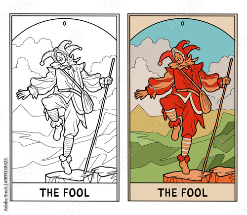 vintage vintage style deck of tarot cards. magical predictions of the future, mysterious characters.	