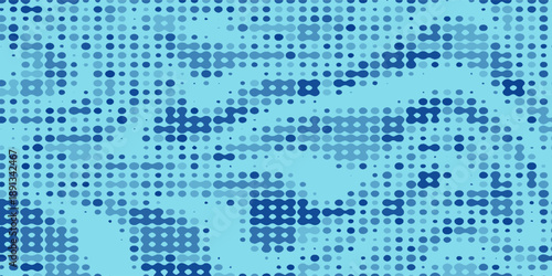 Blue wavy lines abstract background. Trendy psychedelic retro style backdrop. Waves, swirl and twirl pattern. Twisted distorted vector texture. Y2k aesthetic design