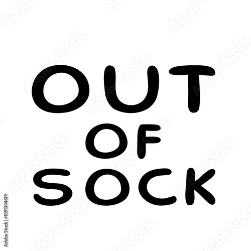 A comical proclamation expressing the predicament of being completely devoid of socks