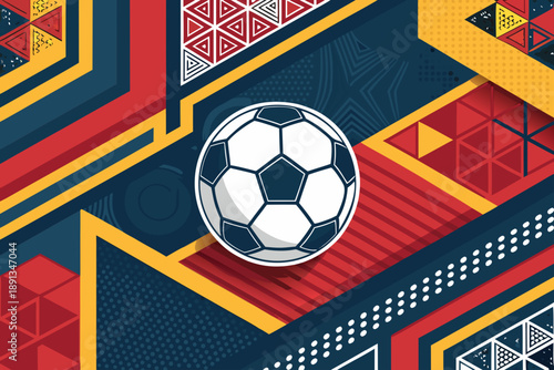 Featuring Geometric Soccer With Bol Dynamic Professional Photo