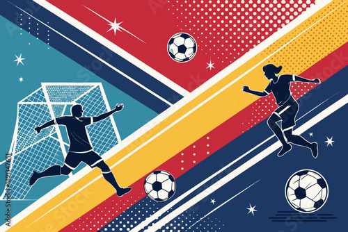 Soccer Featuring Dynamic Diagona Premium Digital Asset Ideal for Marketing