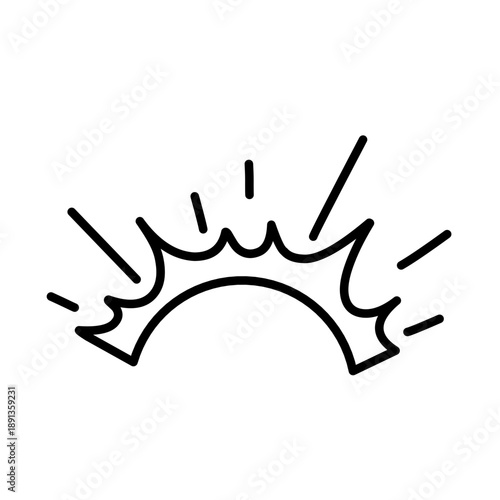 Vector speed cartoon effect